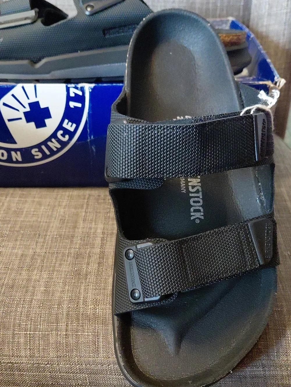 Birkenstock Men's Black Two-Strap Atacama Futura Sandal SIZE 11
